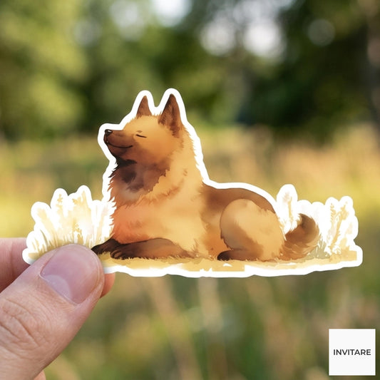 Belgian Shepherd Vinyl Sticker | Dog Lover Puppy Decor