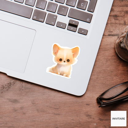 Watercolour Chihuahua Sticker | Adorable Dog Art Decal