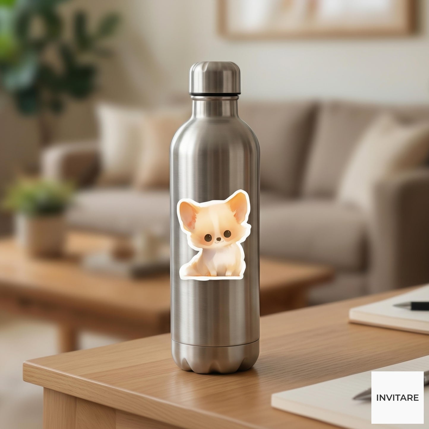 Watercolour Chihuahua Sticker | Adorable Dog Art Decal