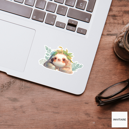 Adorable Sloth Sticker | Fun & Playful Designs for Gifts