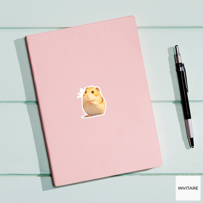 Watercolour Hamster Sticker | Gift Designed for Hamster Lovers