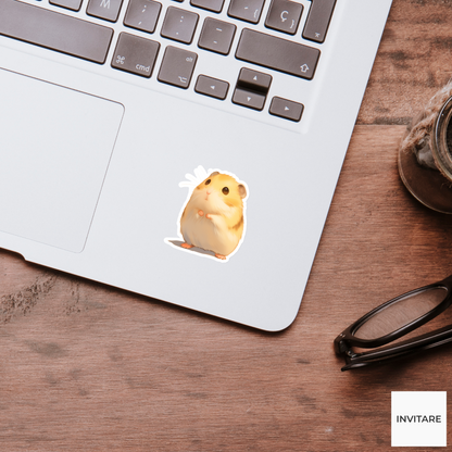 Watercolour Hamster Sticker | Gift Designed for Hamster Lovers