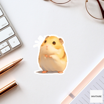 Watercolour Hamster Sticker | Gift Designed for Hamster Lovers