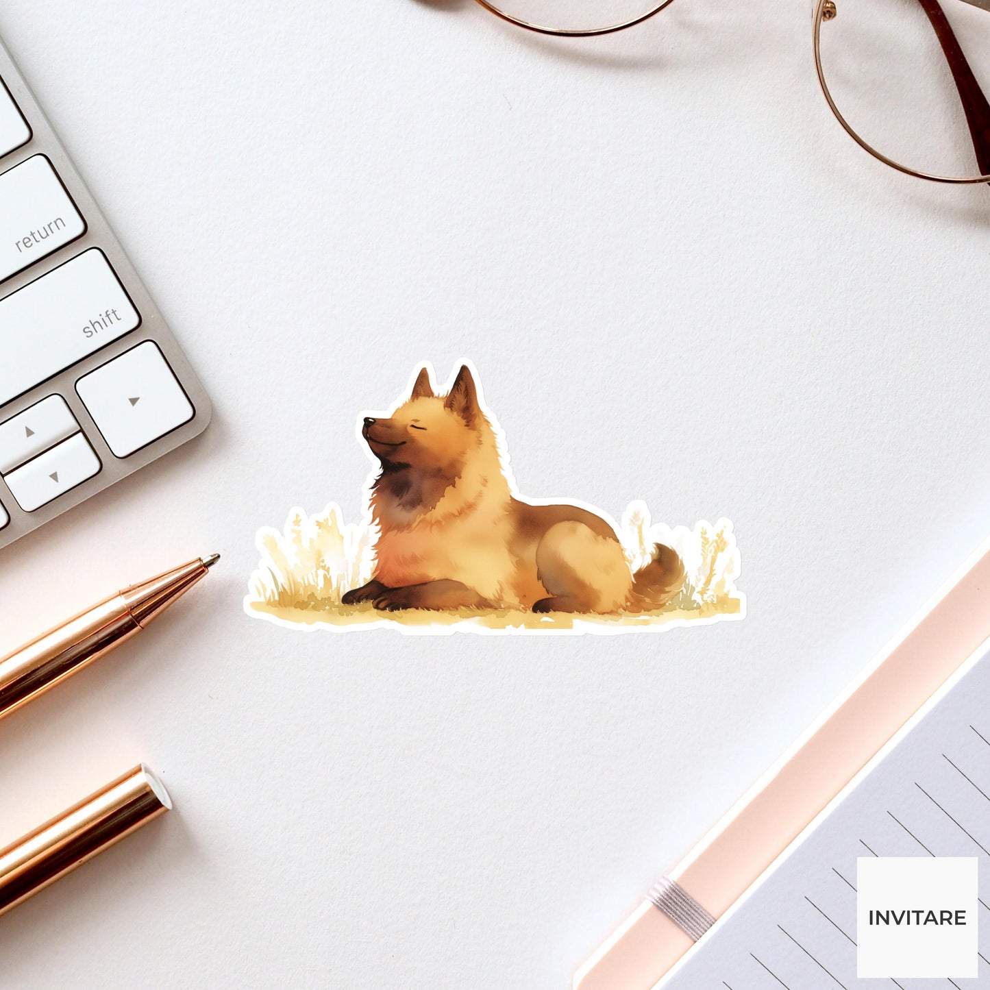Belgian Shepherd Vinyl Sticker | Dog Lover Puppy Decor