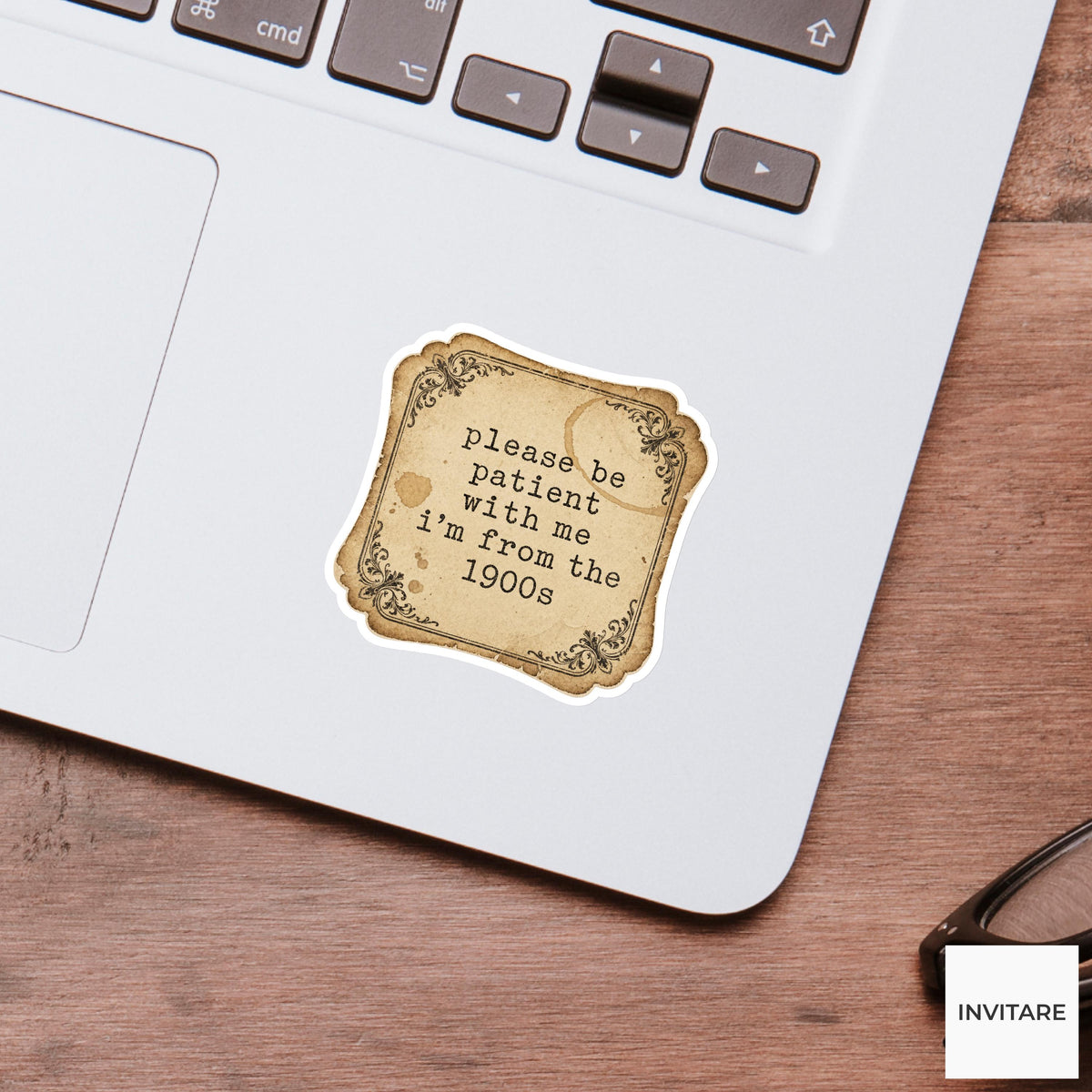 The 1900s Club Sticker Born in the Last Century Funny Vintage Vinyl Decal