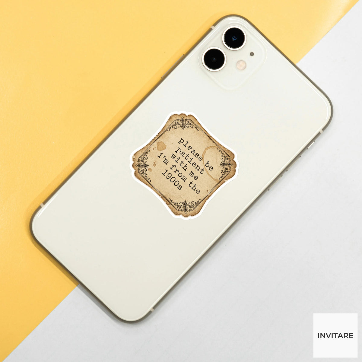 The 1900s Club Sticker Born in the Last Century Funny Vintage Vinyl Decal
