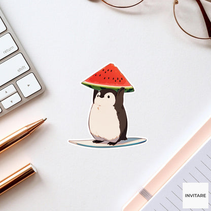 Zebra Rain Boots Sticker, Weather Drama Funny Animal Meme Laptop Water Bottle Decal