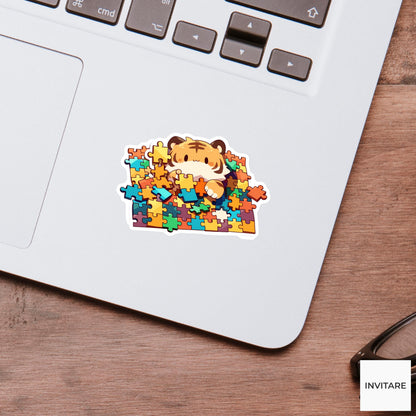 Mole Gold Medal Sticker, Underground Champion Funny Animal Meme Laptop Water Bottle Decal