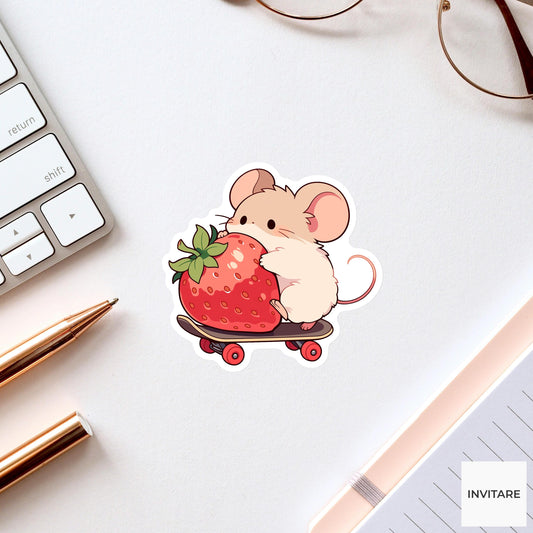 Kangaroo Late Passenger Sticker, Sleepy Joey Funny Animal Meme Laptop Water Bottle Decal