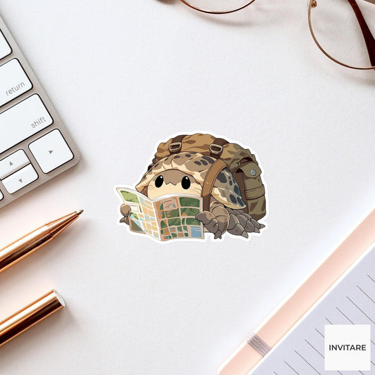 Horseshoe Crab Museum Sticker, Field Trip Funny Animal Meme Laptop Water Bottle Decal