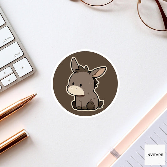 Field Mouse Strawberry Skateboard Sticker, Determined Errand Funny Animal Meme Laptop Water Bottle Decal