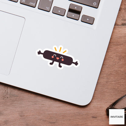 dash stretching its little arms to either side Vinyl Sticker