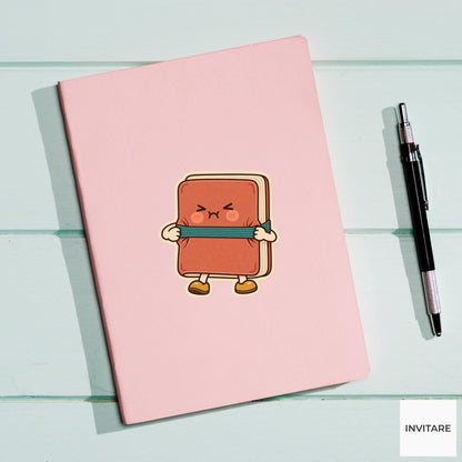 Notebook Tight Hug Sticker, Retro Stationery Art, Planner and Notebook Art, Paper Lover Gift